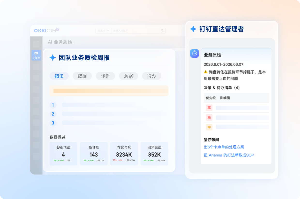 OKKI CRM AI 业务质检报告